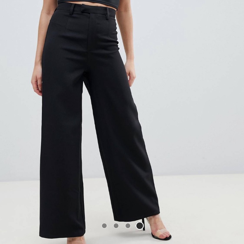Missguided Petite Tailored Wide Leg Pants